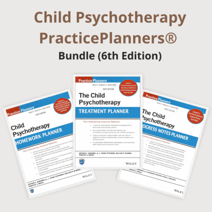 The Child Psychotherapy PracticePlanners Bundle - 6th Edition
